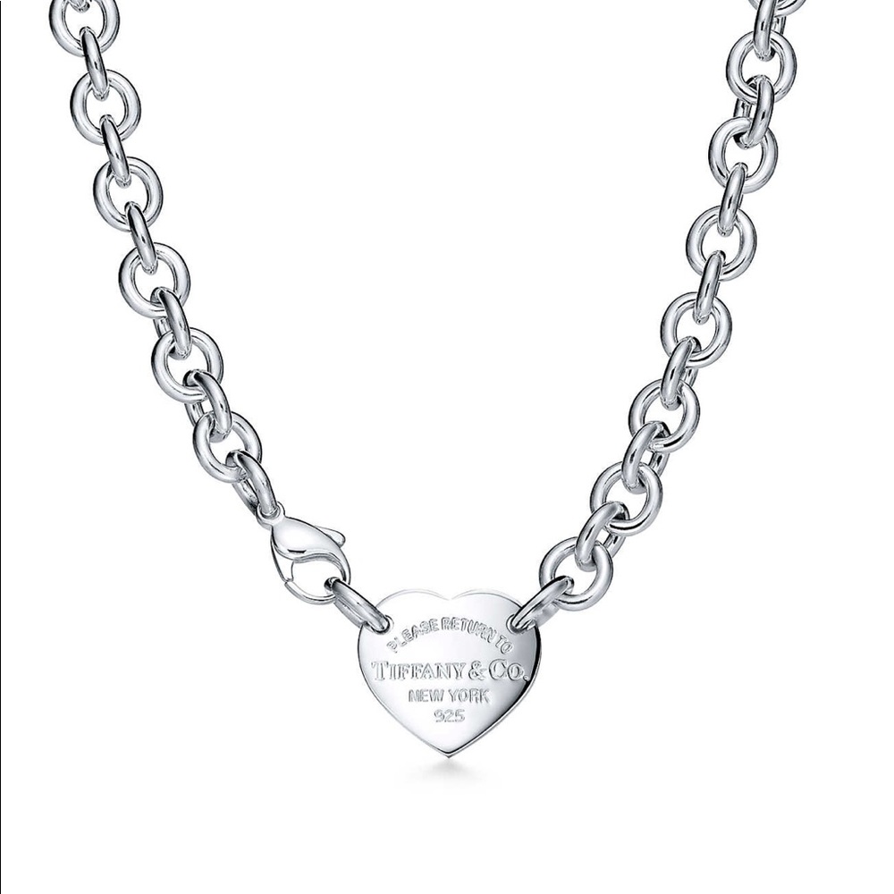 Return to Tiffany Heart Tag Choker